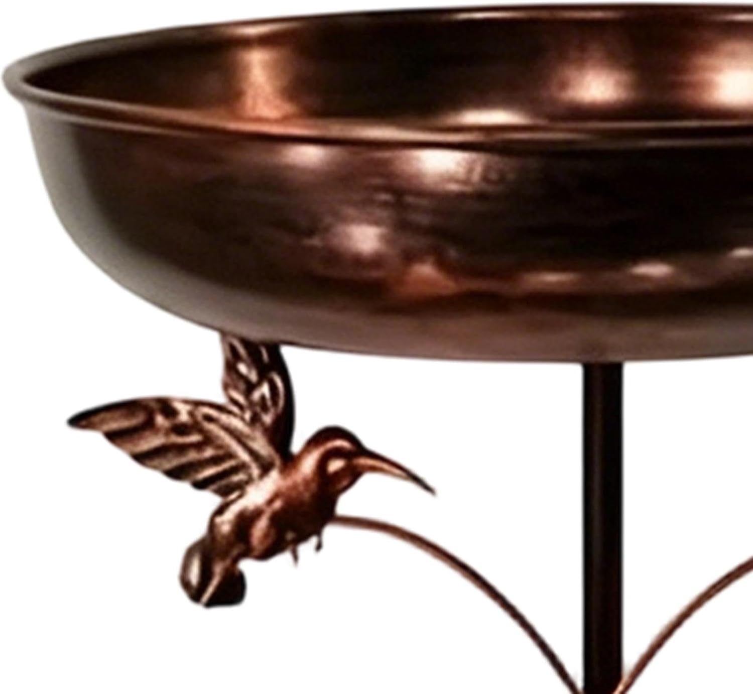 Bird Bath - 30cm Feeding Container, Garden Hummingbird Basin, Outdoor Nature Bowl, Decorative Hydration Station | Wild Avian Watering Dish for Gardeners Homeowners Backyard Patio Deck Park
