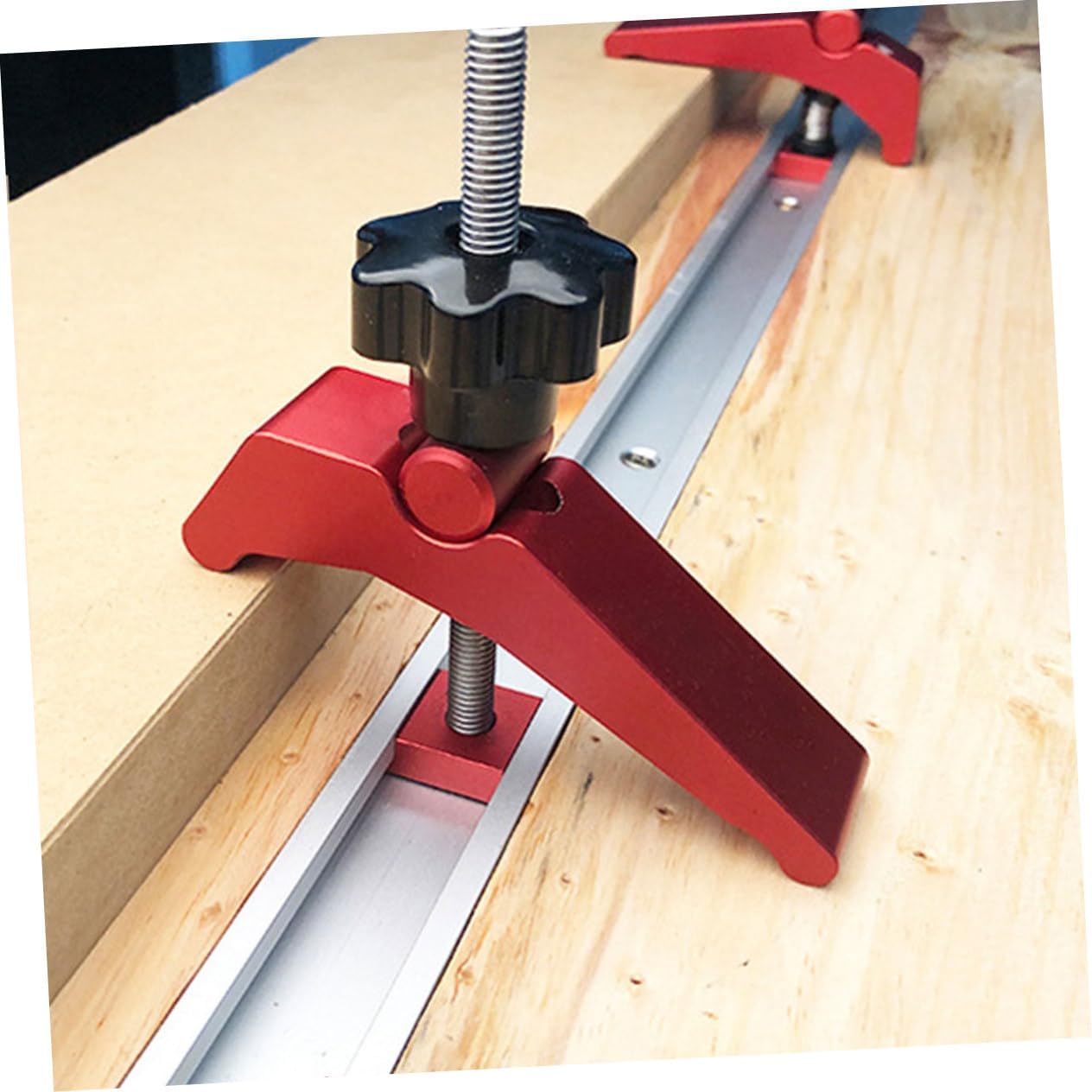 Alloy Hold down Clamp for Woodworking Durable Fixing Tool with Ergonomic Design for Positioning and Securing and Working