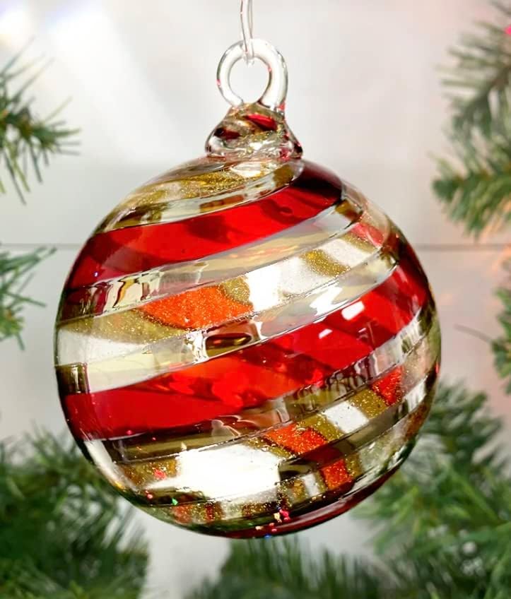 Adorno de bola de estudio de ojo de cristal edición limitada 2022 edición navideña