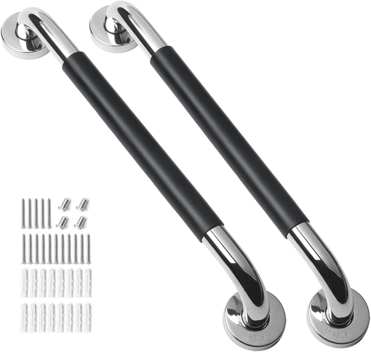 2 Pack Grab Bars for Bathroom, 24 Inch Anti Slip