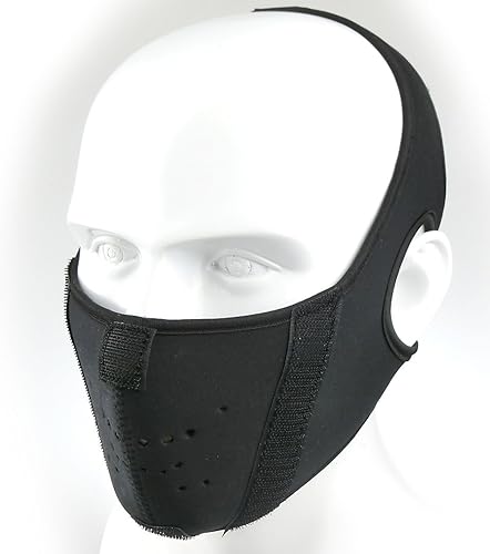 Miniatura 7 de ATAIRSOFT Disfraz de Halloween Cosplay BB Gun Evil Demon Monster Kabuki Samurai Hannya Oni Half Cover Airsoft y máscara de utilería