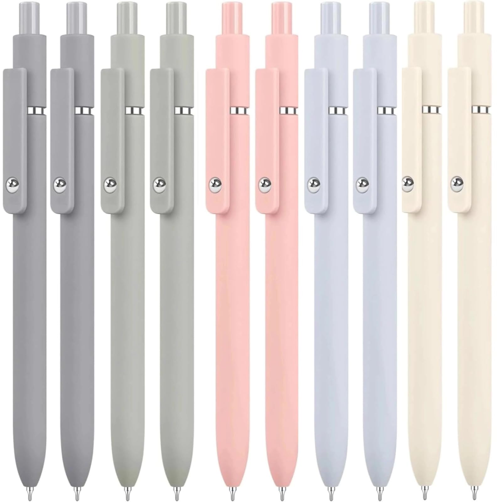 Easter Basket Stuffers for Women, Easter Gifts for Teens, Happy Birthday Gift Basket, Valentines Gifts for Mom, Teen Girl Gifts for 4-12 Year Old Girls(10 Pcs Morandi) Gel Pens, Preppy Essentials