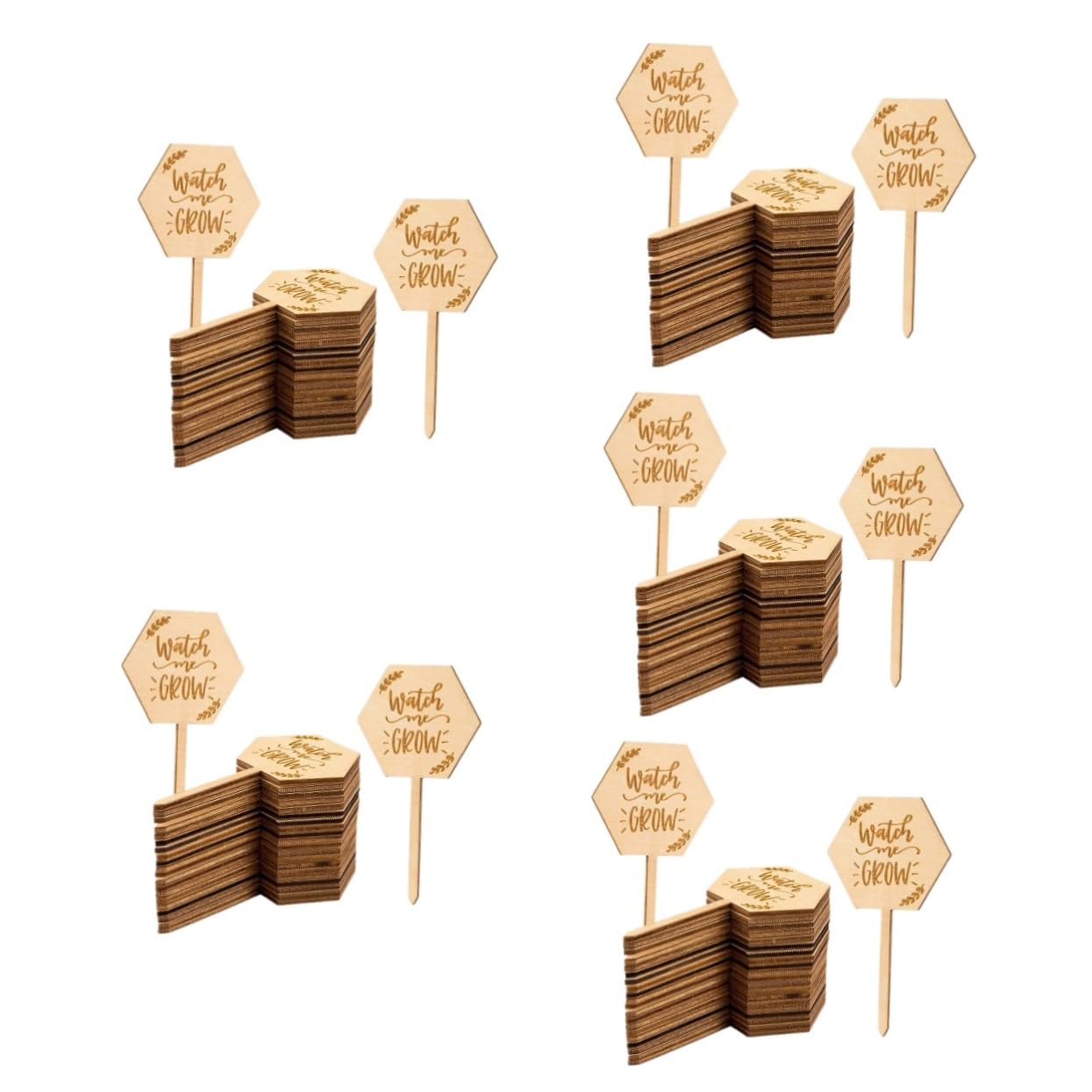 Hemobllo 5 Ensembles Étiquettes Pour Plantes Marqueurs Pour Identifier Plantes Intérieur De Jardin Pour Décoration Étiquetage Fleuristes 40 Pièces * 5