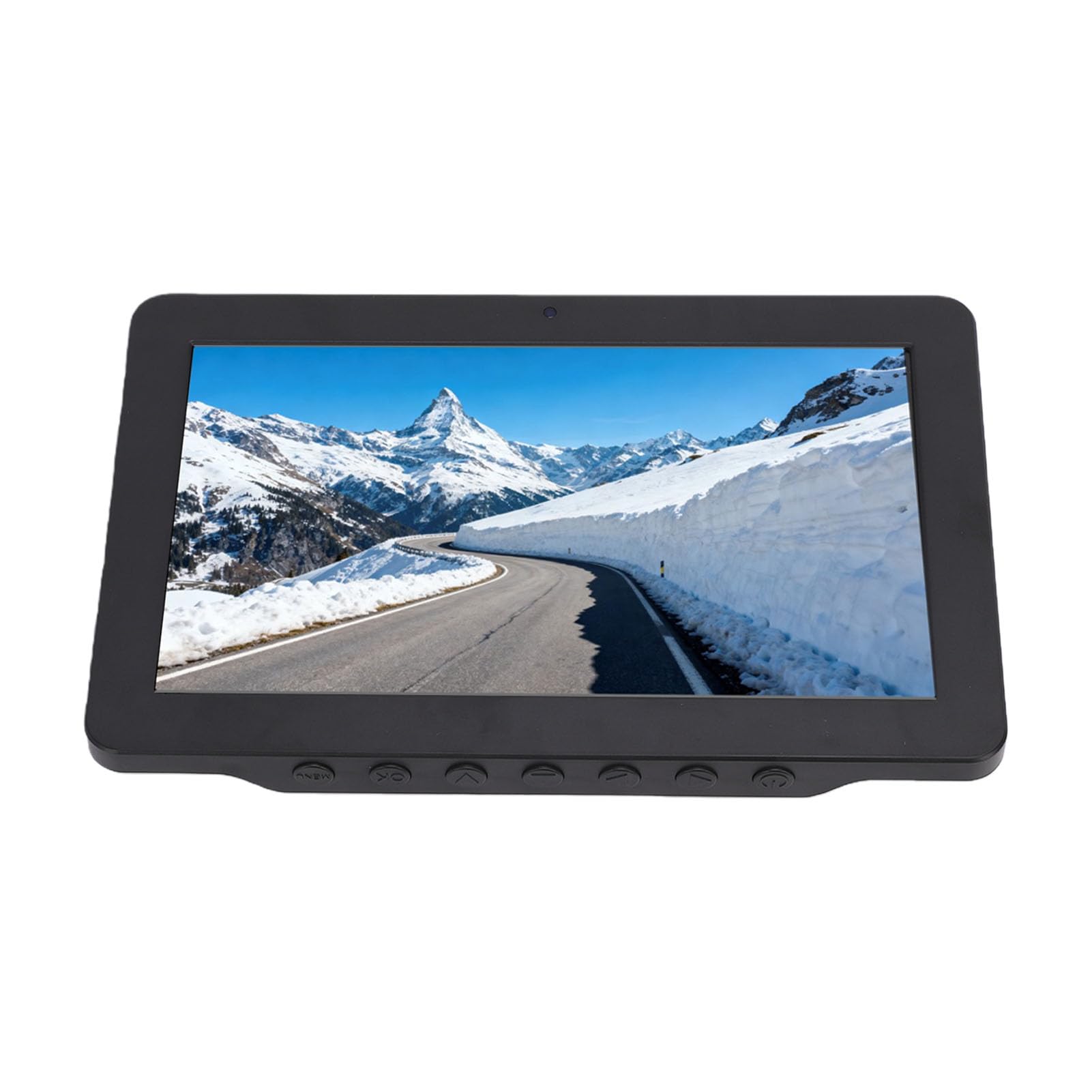 FTVOGUE Reloj Digital Grande de 10,1 Pulgadas con Reproducción de Video Múltiples Alarmas Ajuste de Brillo 12 Opciones de Idioma para Usuarios Internacionales Tamaño de Pantalla ABS: 10,1 Pulgadas