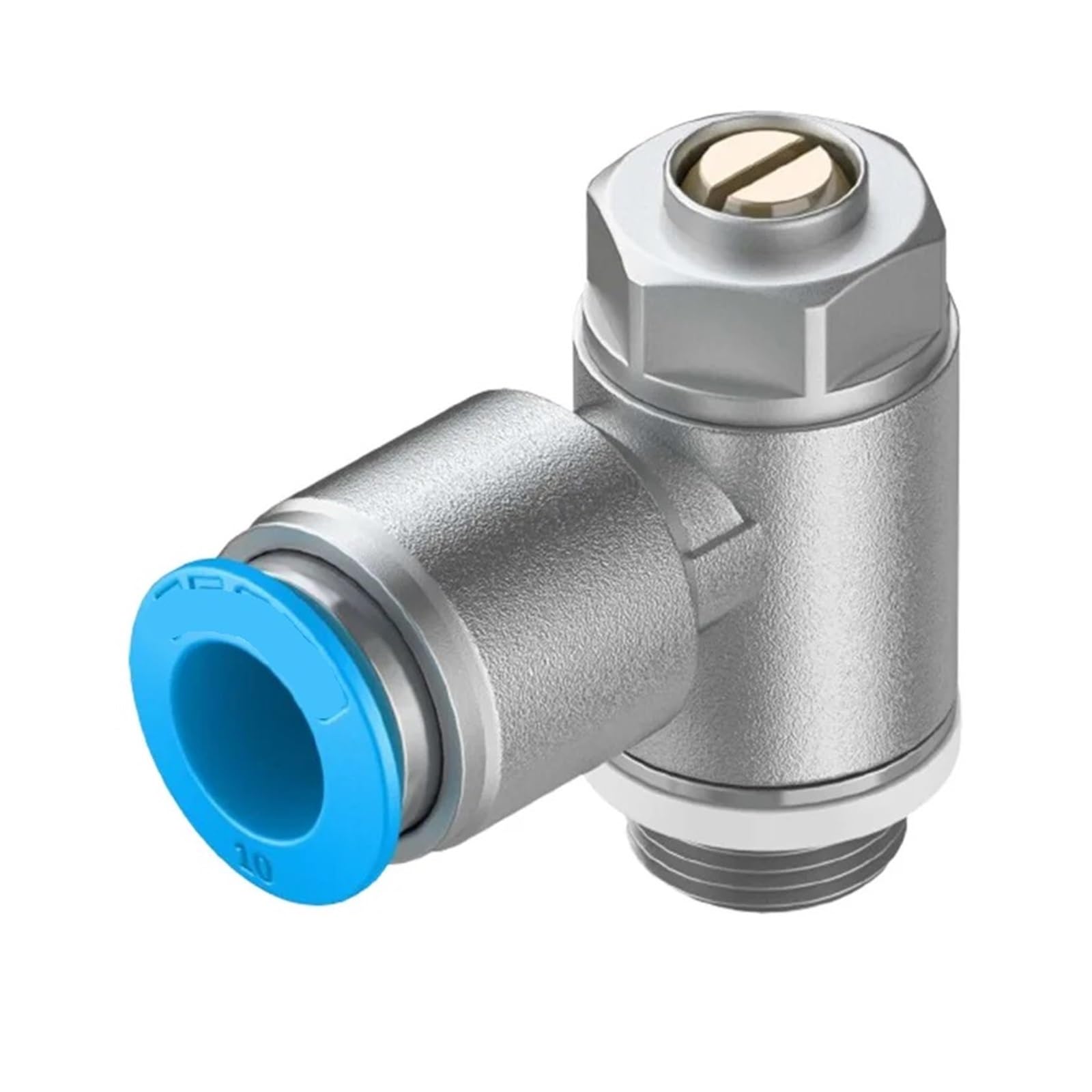 Valvola a farfalla unidirezionale GRLA-1/8-PK-4-B | Controllo di precisione del flusso for sistemi pneumatici(GRLA-1/4-QS-10-D)