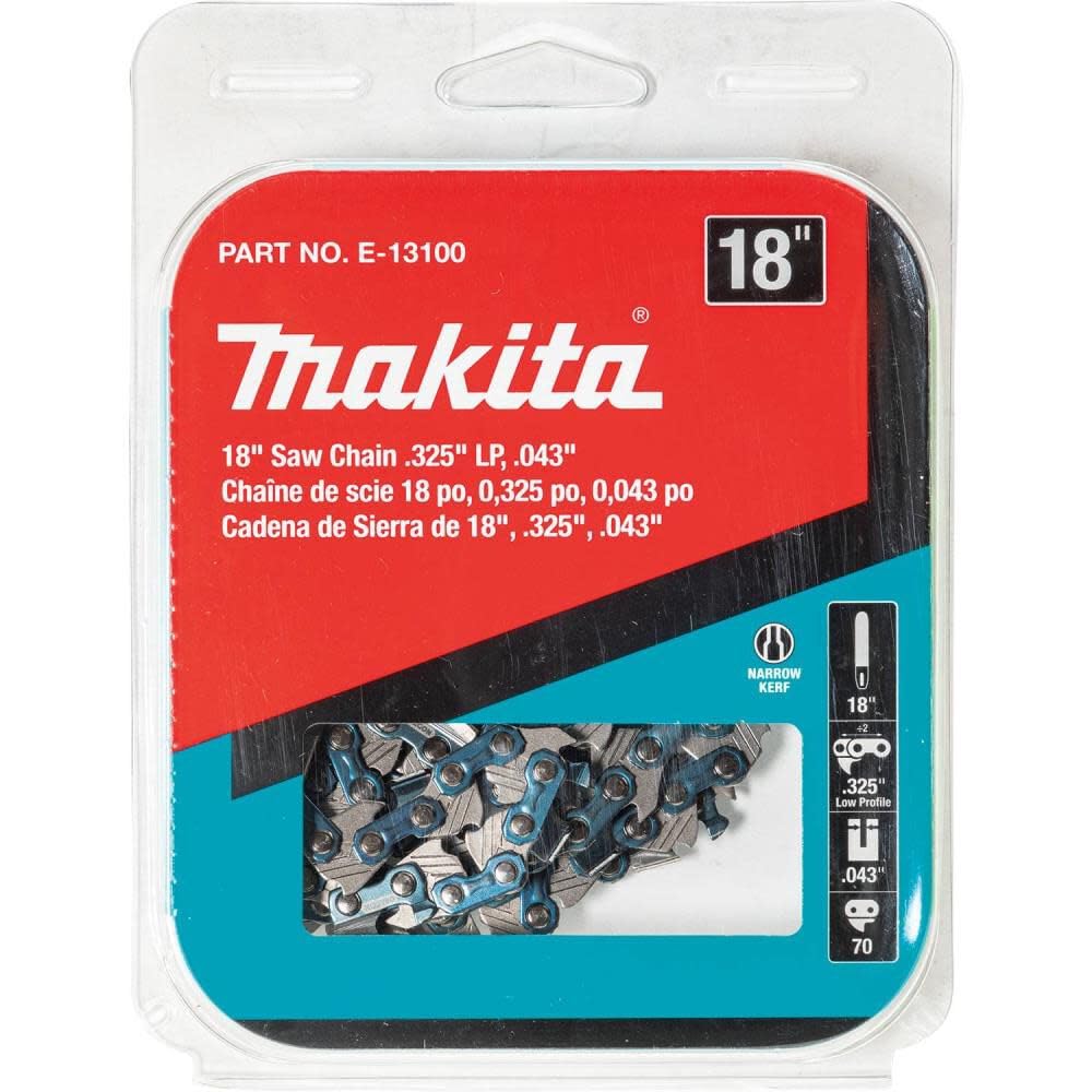 Amazon.com: Makita 18 Inch Saw Chain, 0.325 Inch Lp, 0.043 Inch