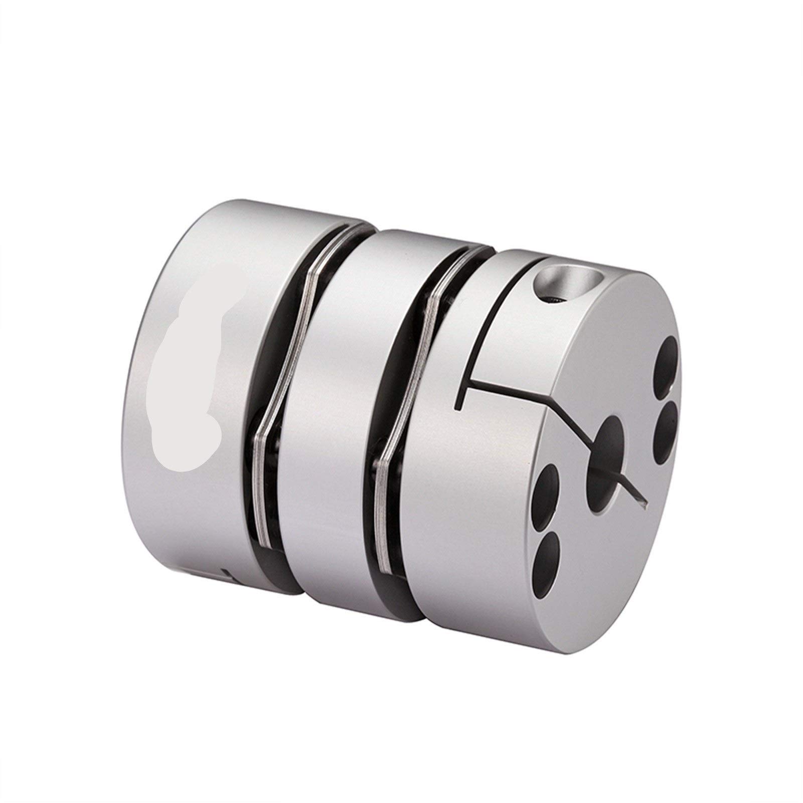 WAAZVXS Coupler Aluminum Alloy Double Diaphragm Clamp Series for Servomotor Stepmotor Shaft Coupling (Inner Diameter : GLB 39x50 (8 19))