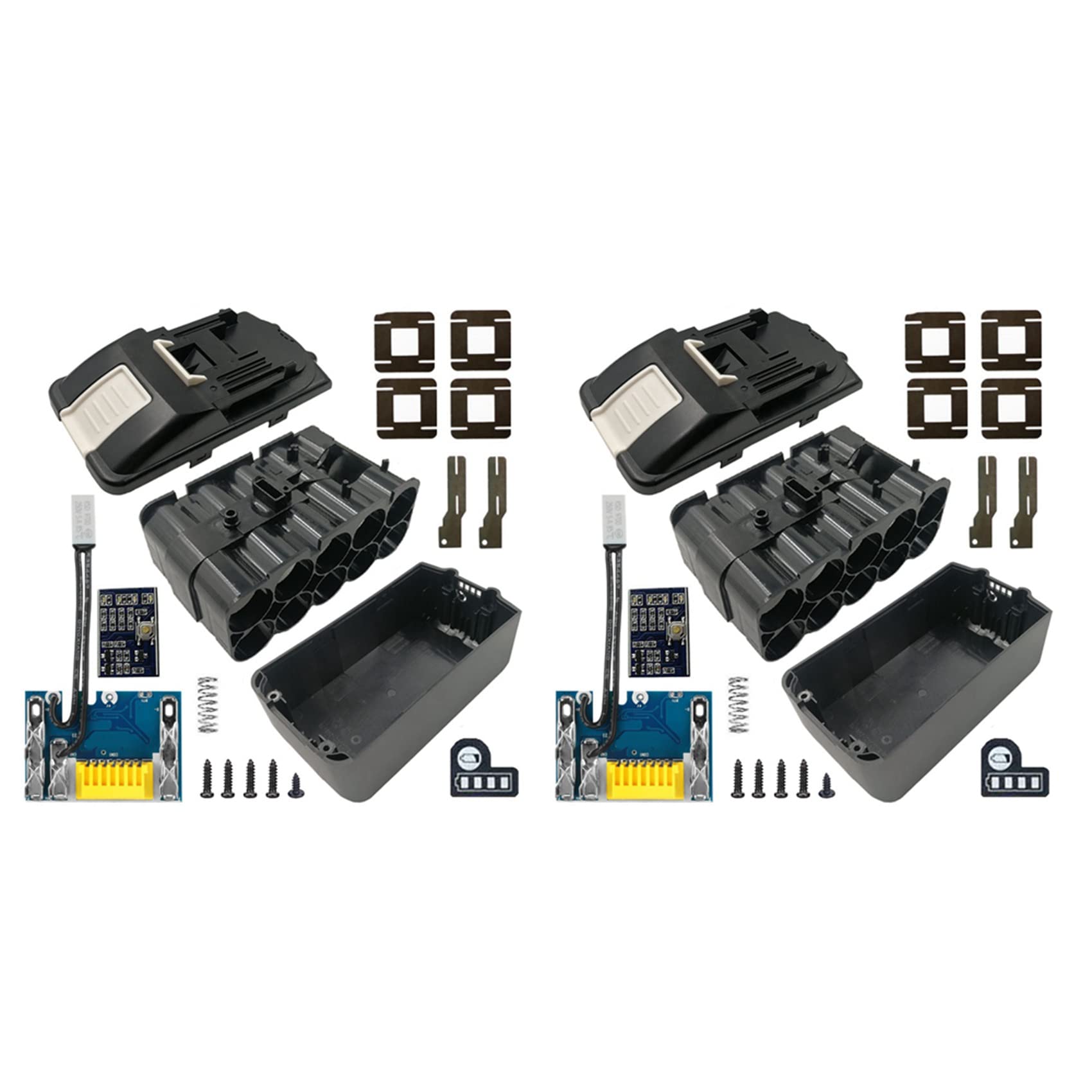 Caja de batería BL1830 para 10 celdas 21700 con placa PCB de protección de carga 18V 7