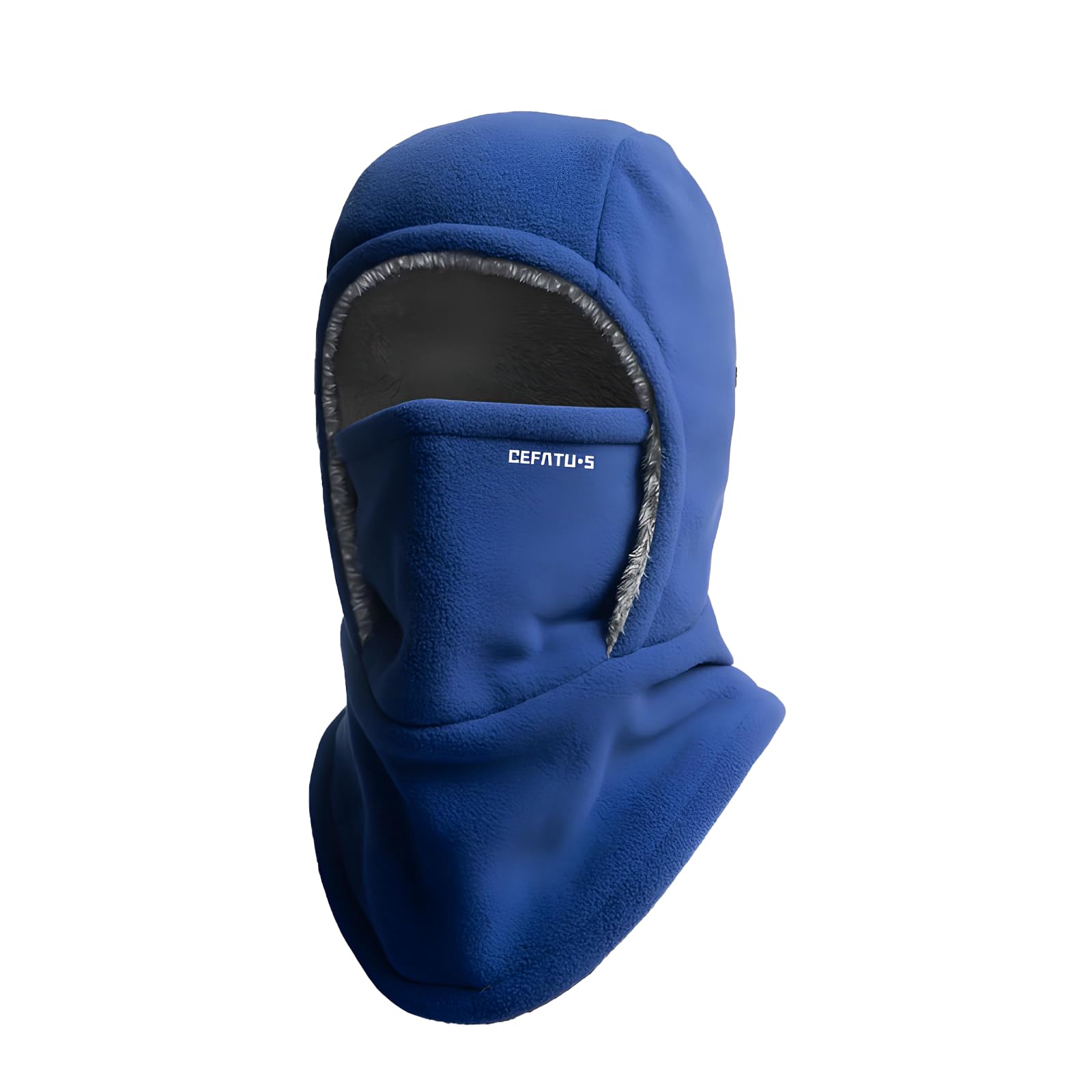 PEAMOO Balaclava Windproof Ski Mask, Fleece Balaclava, Winter Thermal Windproof Motorcycle B-alaclava, Outdoor Sports Face Covers Hat for Men & Women (Blue)