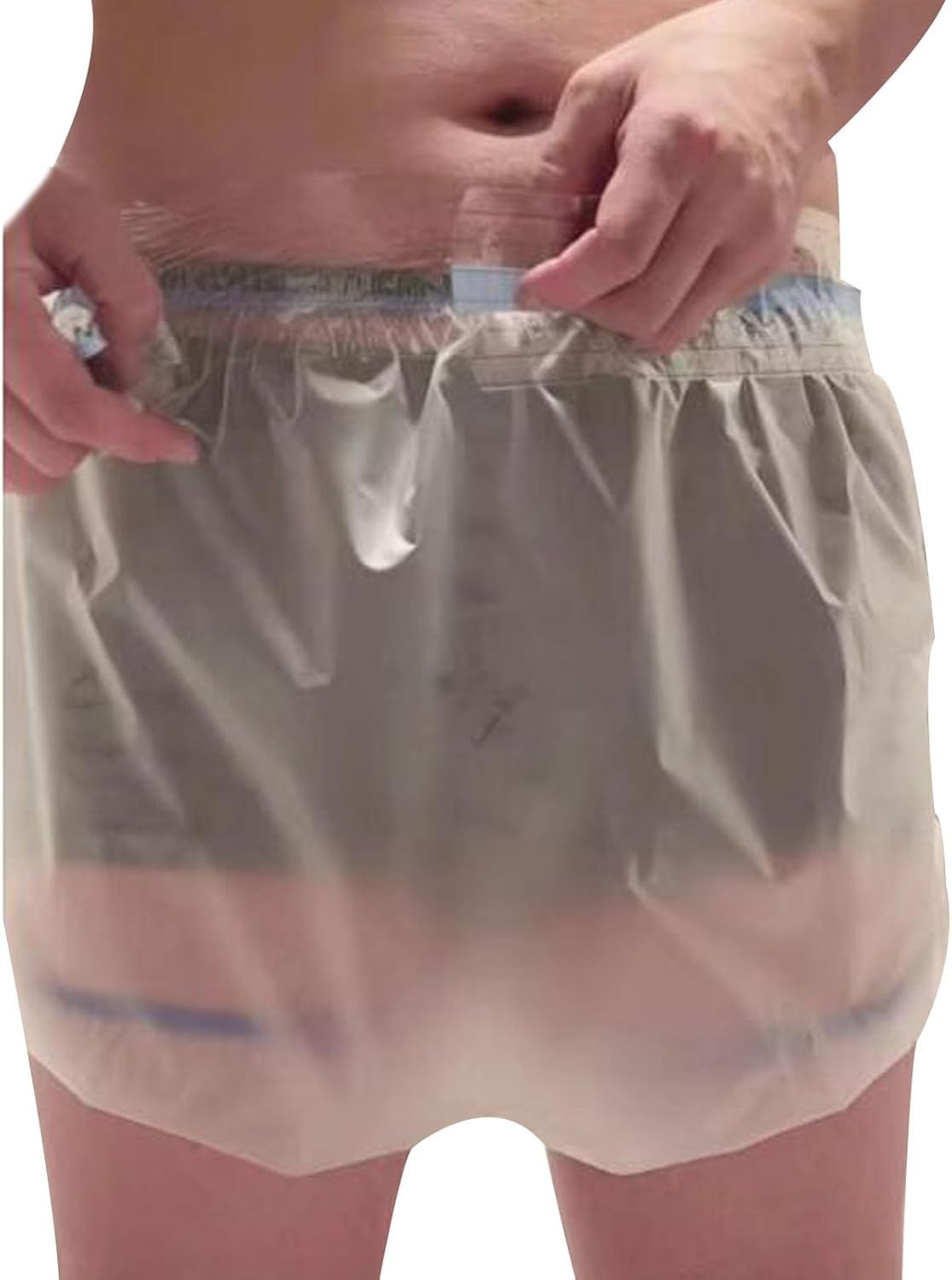 Protezione Contro L'Incontinenza Biancheria Intima Pannoloni Per Anziani Mutanda Plastica Slip Urinare Notte Uomo XL