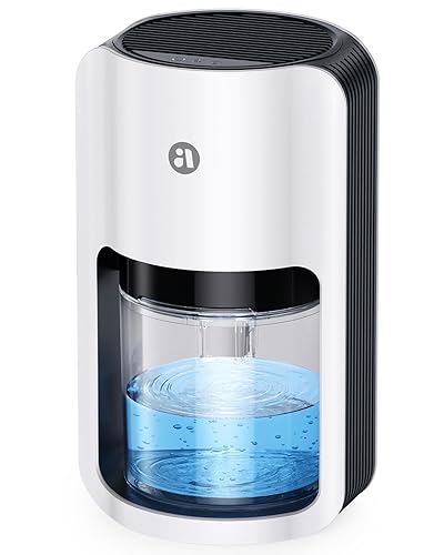 Dehumidifier for Home, 42oz Dehumidifier for Bathroom, Dehumidifiers for Room with Auto Shut Off, Auto Defrost Quiet Dehumidifier for Bedroom Wardrobe Closet Trailer RV