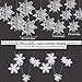 OuMuaMua Winter Christmas Hanging Decorations, 12PCS 3D Large Silver Snowflakes & 12PCS White Paper Snowflakes Hanging Garland for Christmas Winter Wonderland Holiday New Year Party Home