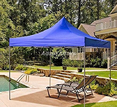 Invezo Gazebo Tent Outdoor 10 x 10 feet, Water Proof Canopy (ms Frame, uv Protected Oxford Fabric) 2 mins Installation (Blue, Regular (21 KGS))-image-22