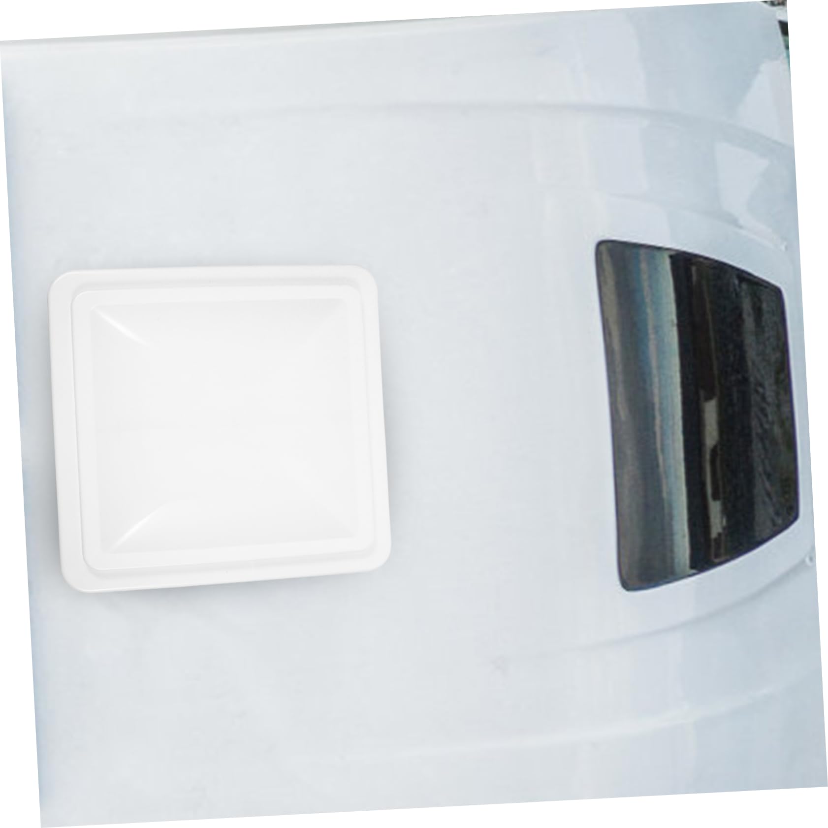 GALPADA Copertura in Plastica per Tetto Camper di Ventilazione 14x14 Pollici Installazione Semplice Bianco per Rv Bagno e Area Ventilata