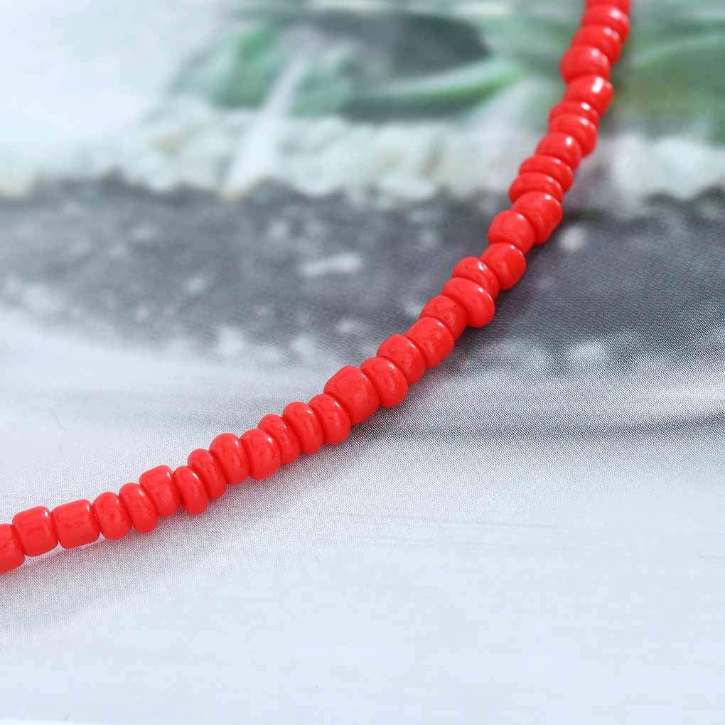 Yalice Boho Bead Choker Necklace Tiny Beaded Necklaces Dainty Summer Beach Jewelry for Women