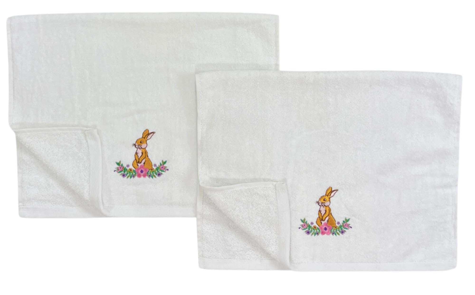 Amazon.com: Luxury Easter Spring Terry Hand Towels: Ivory