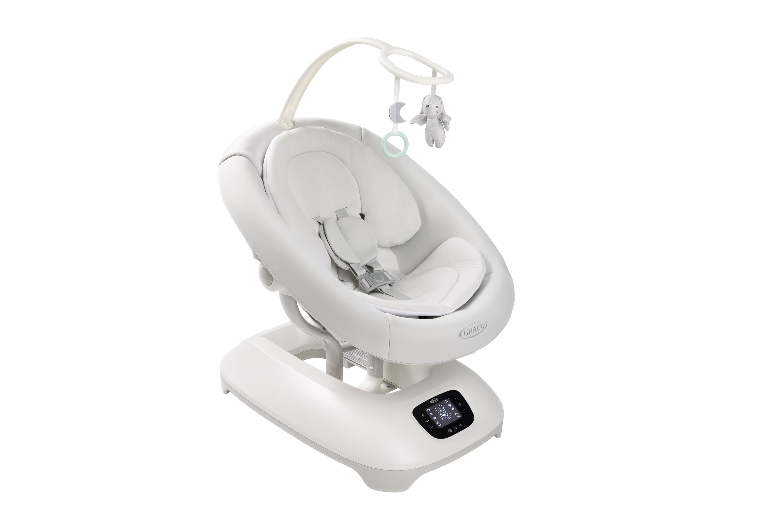 Graco - Eluma™ Sway Sdraietta a dondolo per neonati, dalla nascita fino a 6 mesi circa (max. 9 kg), con Tecnologia di Rilevamento del Pianto, 3 posizioni di reclinazione, colore Rori