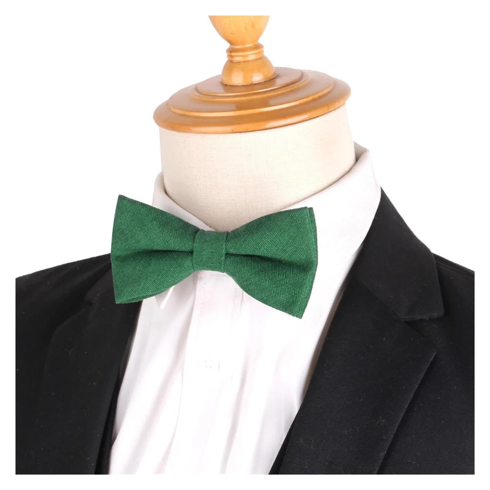 2 piezas de pajarita color sólido for hombre, conjunto for padres e hijos, doble capa Para Fiestas De Empresa Y Bodas