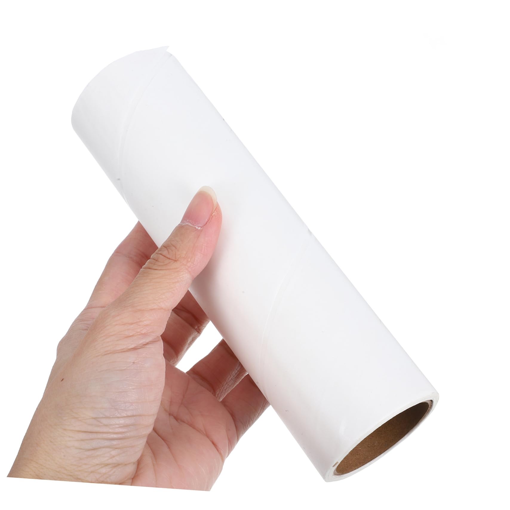 Ricariche Rullo Leva Pelucchi Bianco 10 Pezzi Carta 50 Fogli | Adesivo Extra, Riutilizzabile, per Mobili e Sedili Auto, 38mm Interno, 16cm