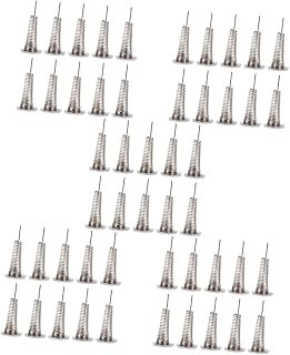 ibasenice 60 Peças Acessórios DIY Base De Mola De Gato Fortuna Bobbleheads Boneca Balanço Cabeça De Mola Brinquedo De Boneca Mola De Gás Acessórios De Carro Brinquedo De Carro Painel De