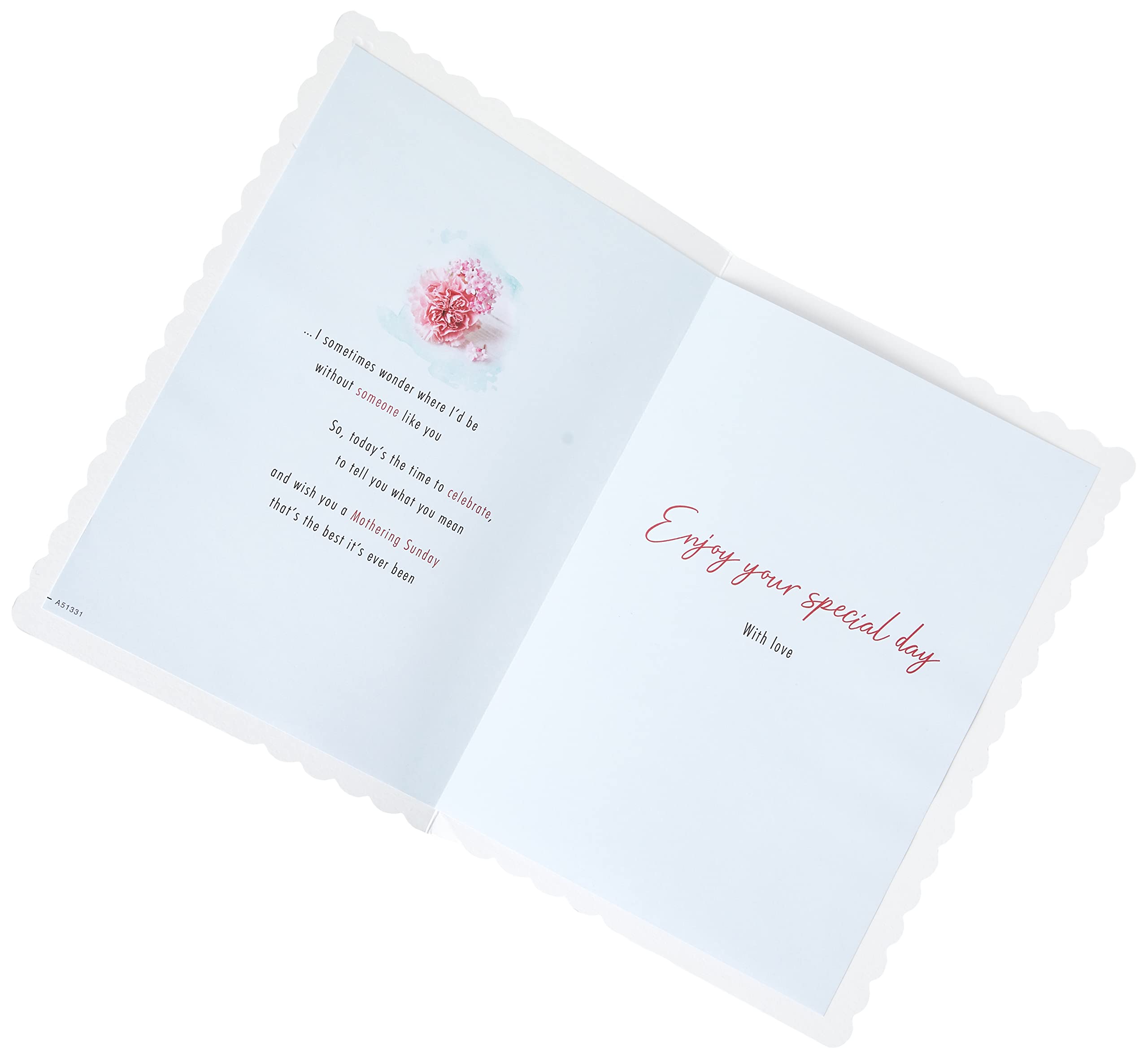 Piccadilly Greetings Muttertagskarte 'Mummy From Little Angel' – Liebevoll Gestaltet, 20,3 X 15,2 Cm