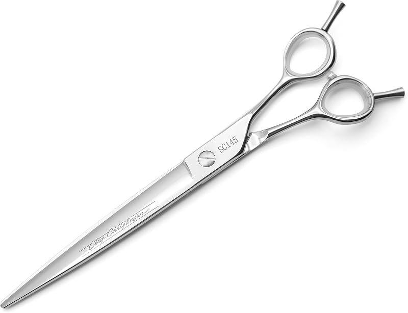 Tesoura Reta para Tosa de Cães Chris Christensen Classic 440C, 8 pol. (20,32 cm)