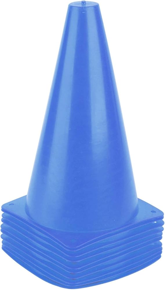 9 Inch Plastic Training Traffic Cones, Sport Cones