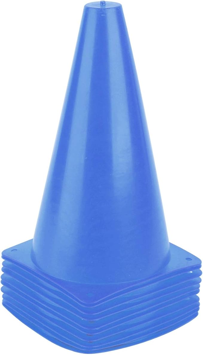 9 Inch Plastic Training Traffic Cones, Sport Cones
