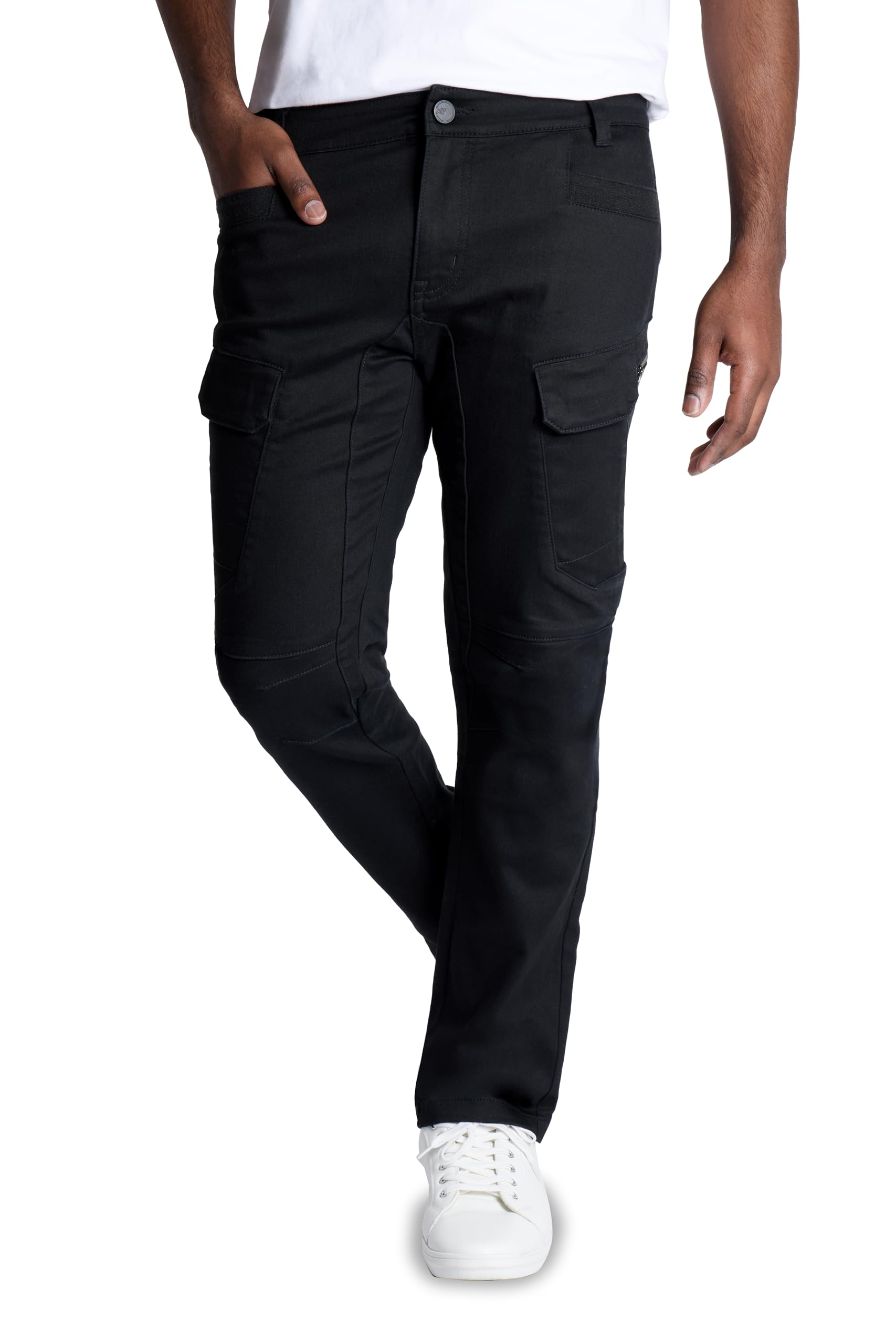 X RAY Slim-Fit Stretch Cargo Pants, Flex Hiking Casual Multi Pockets Tactical Work Pant Pantaloni Uomo