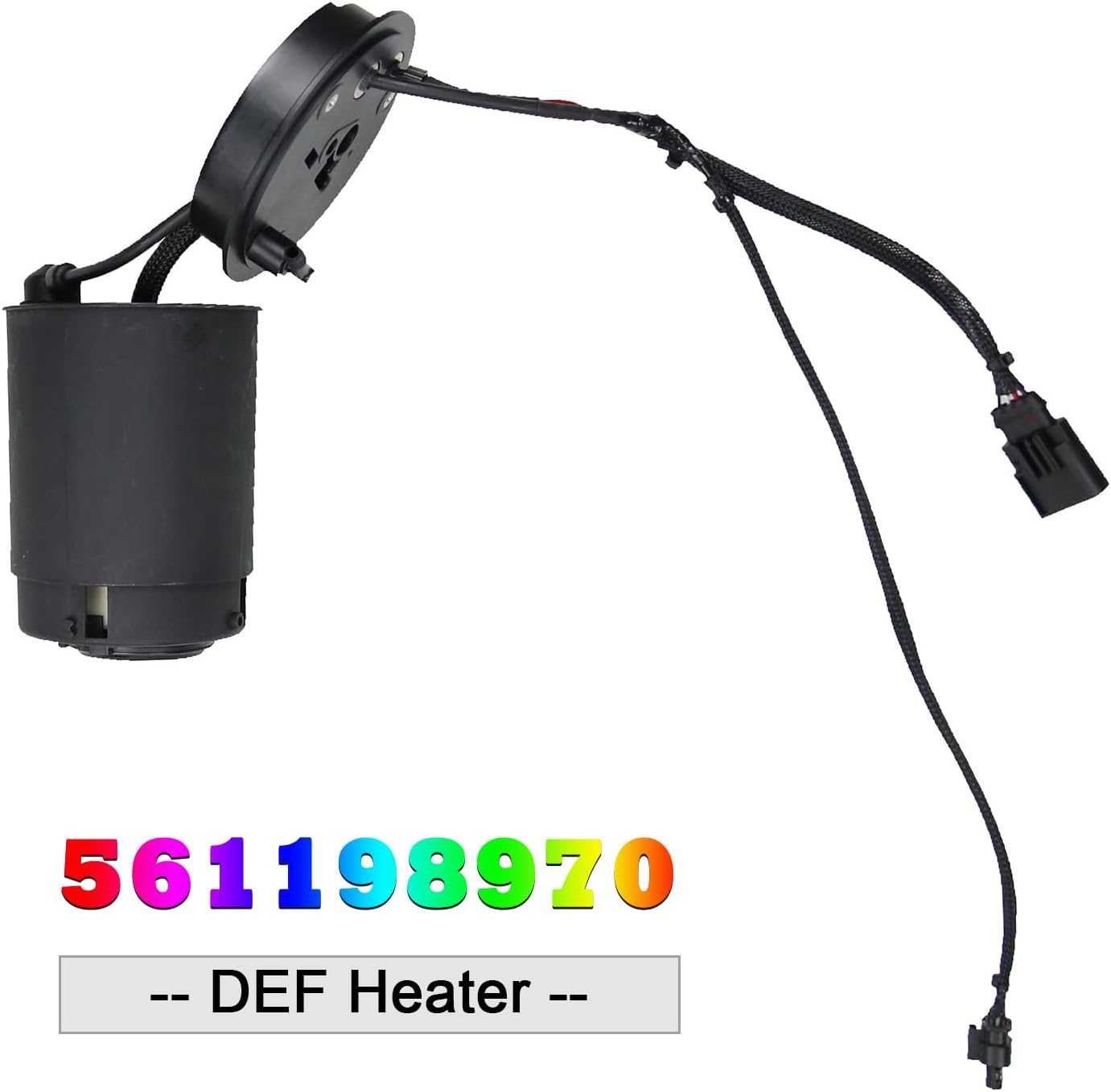 Areyourshop 561198970 Diesel Exhaust Fluid DEF Heater for VW PassatTDI SE Sedan 4-Door L4-2.0L 2012-2014, SEL Sedan 4-Door L4-2.0L 2012-2014 561198970A, 561198970B