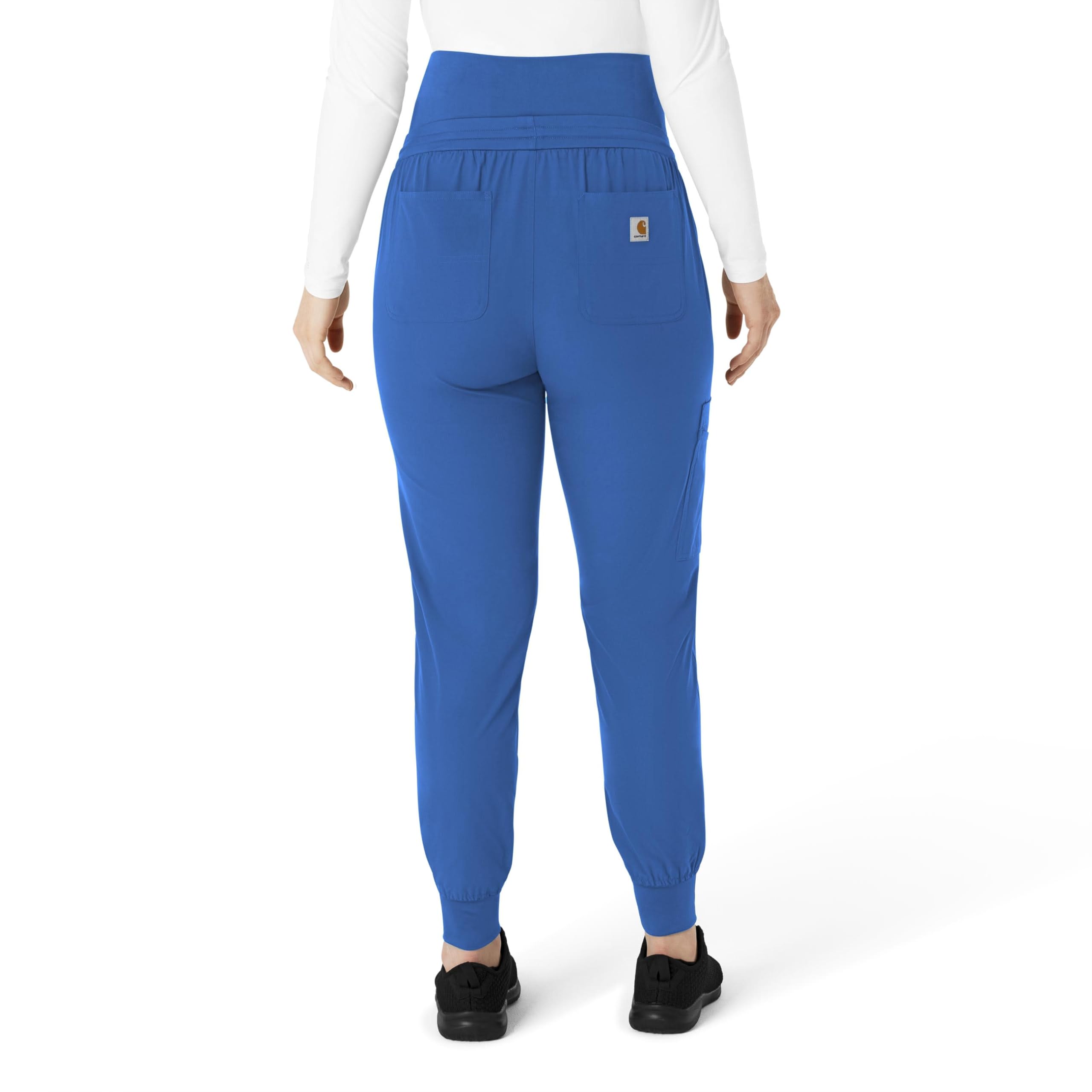 Carhartt Women's Maternity Jogger Scrub Pant - Royal, XL