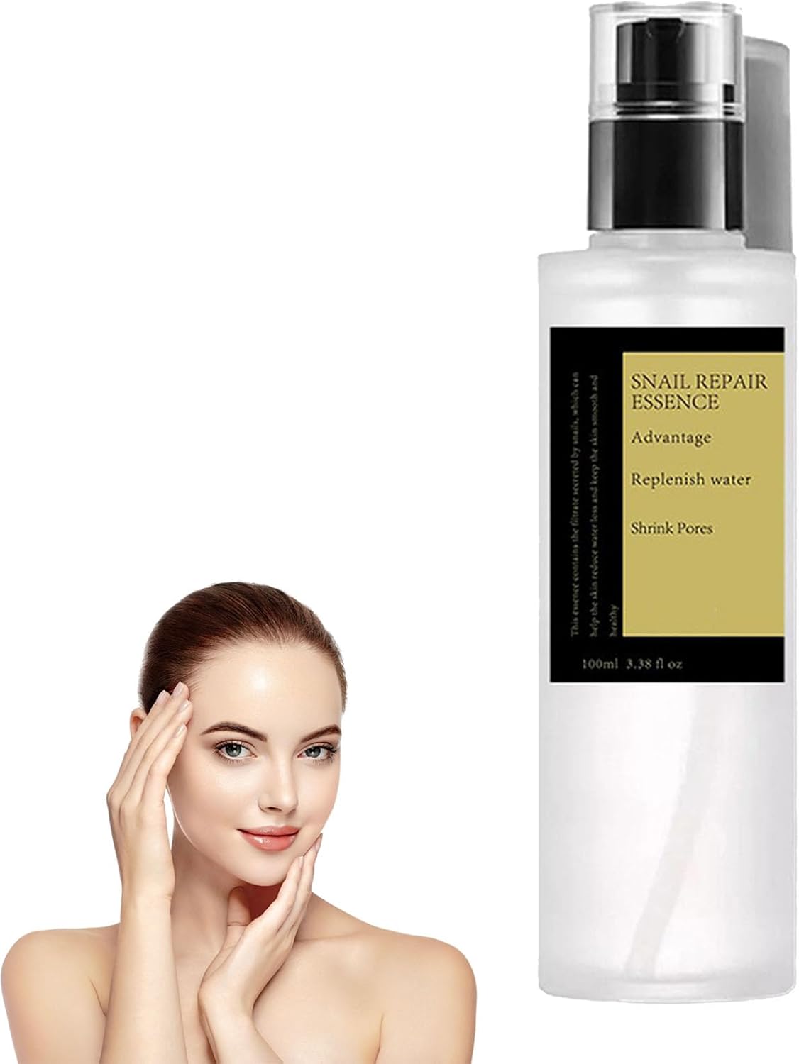 MrCuvaryas Snail Mucin Essence for Face Moisturiser, Snail Face Serum