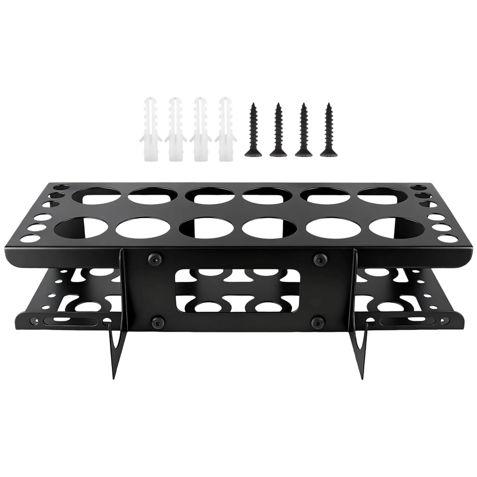 SVFOEBJM Storage Stand - Wall Mounted Space Saving Organiser Shelf Organiser for the Garage - For Student Dorm Repair Workshop Garage Hobby Workshop and Living Room