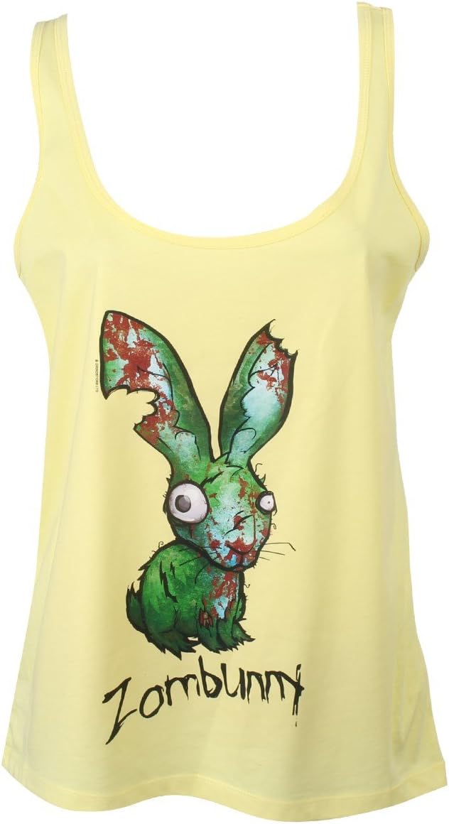 Zombie Petz Women's Zombunny Loose Tank Top Yellow