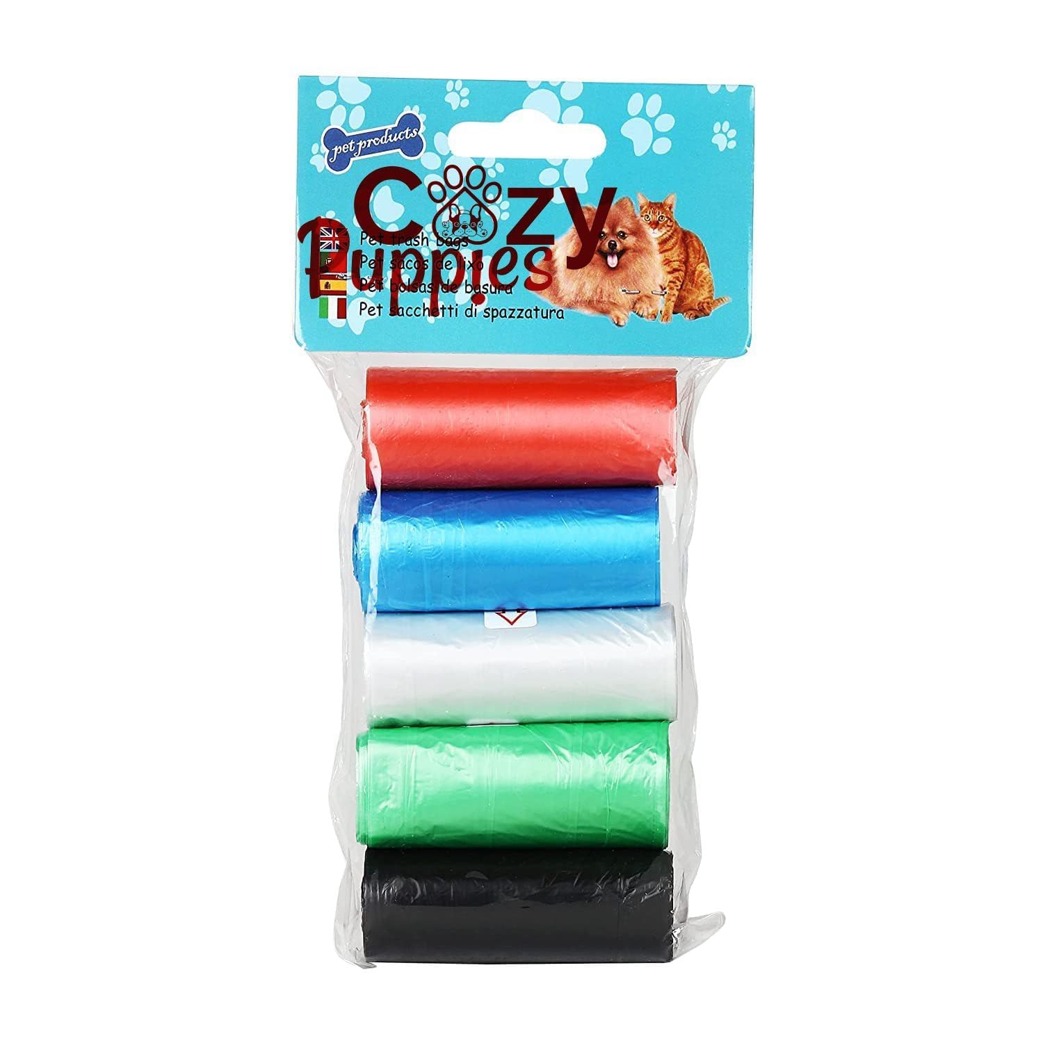 Cozy Puppies® Pet Supplies Dog Poop Bags for Waste Refuse Cleanup, Doggy Roll Replacements for Outdoor Puppy Walking and Travel, Leak Proof and Tear Resistant, (5 Roll Total 75 Bags) (B0CG5TP34P) Amazon Price History, Amazon Price Tracker