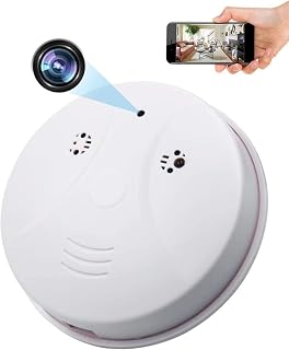 YILEFU Wholesale Smoke Detector Camera, 1080P Hidden WIFI Wireless Night Vision Motion Detection Room Ceiling Monitor Spy Camera, for Monitoring