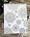 Mandalas II Adult Coloring Book - Features 50 Original Hand Drawn Designs Printed on Artist Quality Paper, Hardback Covers, Spiral Binding, Perforated Pages, Bonus Blotter