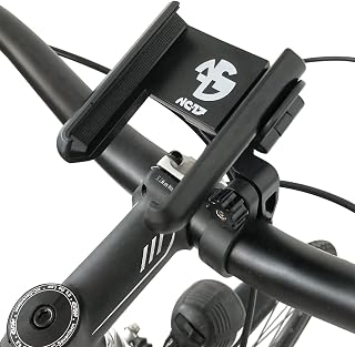 NC-17 Handy Halterung für Fahrrad | Handyhalter Motorrad | 360 Grad drehbar | Halter für Mobiltelefon iPhone, Samsung Div. | 4.7“ bis 6.8“ Zoll