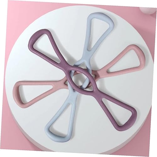 Miniatura 9 de GANAZONO 3 bandas de resistencia TPR, correa elástica para yoga, entrenamiento de flexibilidad, pilates, gimnasio en casa, fitness, 3 unidades