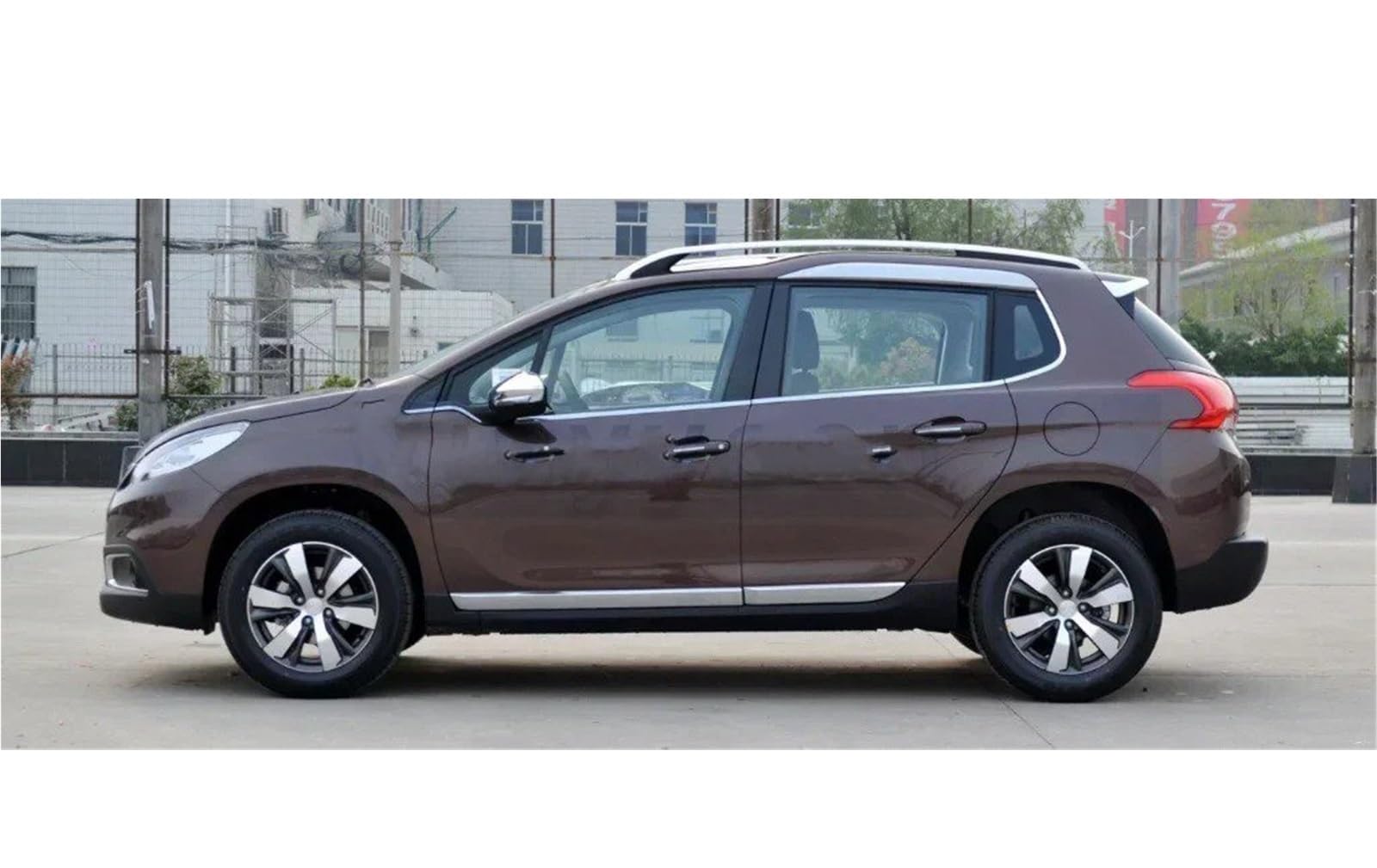 Auto Vetro Guarnizione Striscia Di Gomma Superiore Per Finestrino Auto Sigillante Nera Per Peugeot 2008 Guida Per Sollevatore Vetro Scanalatura Fango Trogolo(Rear Right)