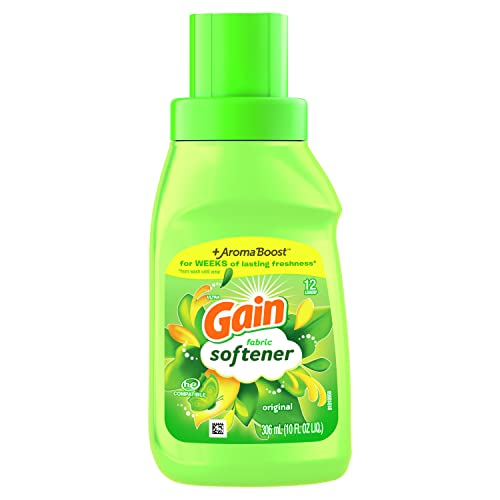 Gain Liquid Fabric Conditioner, Original Fabric Softener, 12 Loads, 10 Fl Oz #TOP15