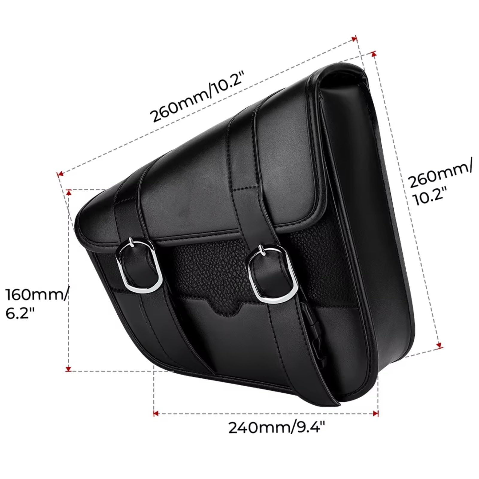 Compatibile Con Sportster Per Street 750 Iron 883 Borsa Laterale Moto Borse Forcellone Strumento Custodia Sintetica Impermeabile Sacche Moto(B)