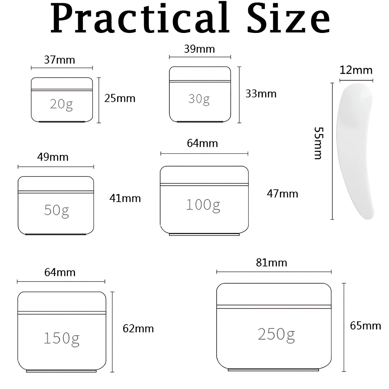 24 Vasetti Cosmetici In Plastica Da 100ml - Con Coperchio Oro E Spatola, Per Creme E DIY - Foto 4