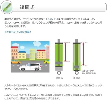 Tein VSH64-C1SS3 Flex Z Coilover Kit for Honda S2000