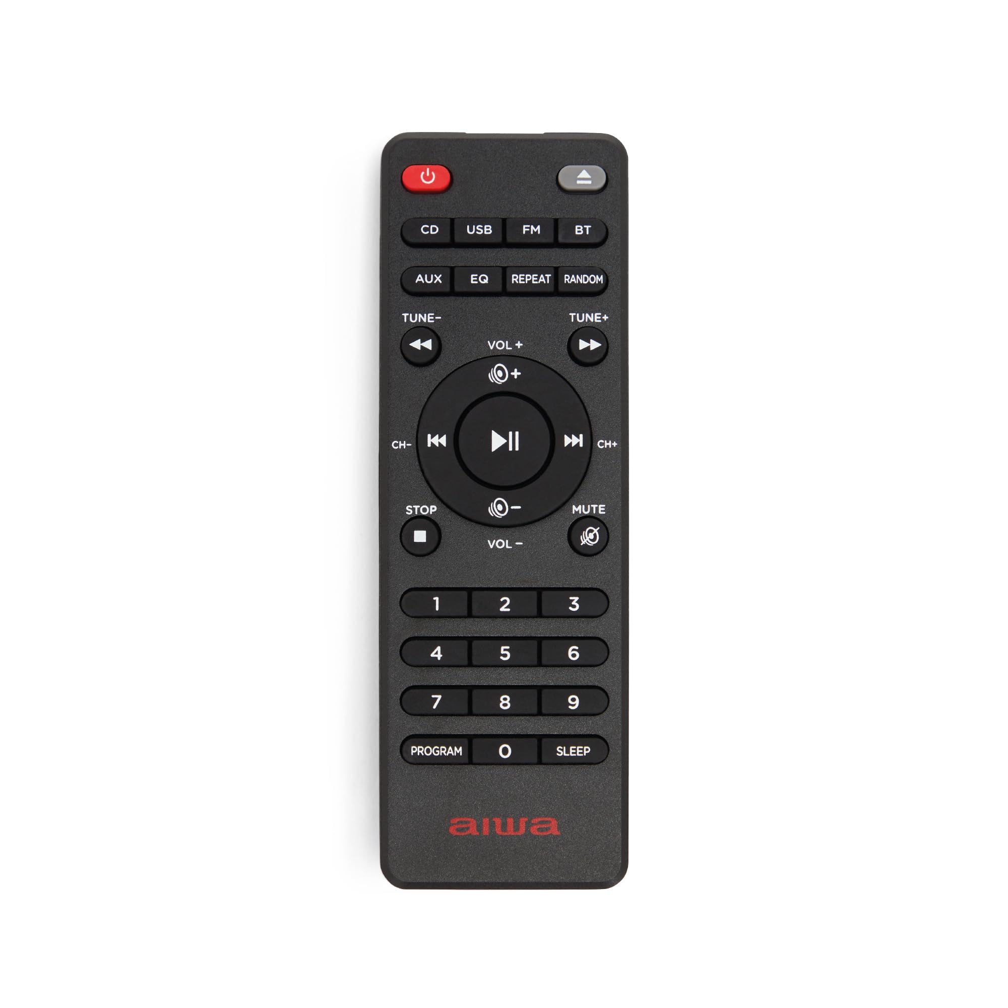 AIWA MSBTU-550 Mini Sistema Hi-Fi Estéreo 50 W RMS con Bluetooth 5.0, CD/MP3, USB (reproducción y Carga), Radio FM-PLL, AUX RCA/3,5 mm, Hyperbass, DSP. Color Negro