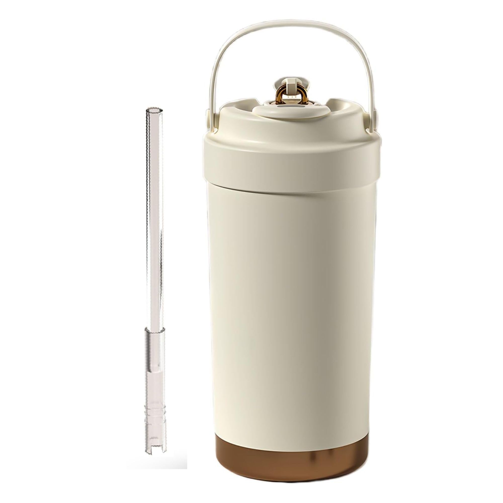 YELONA 500ml Vacuum Insulated 316 Stainless Steel Travel Mug/Flask/Thermos - Sip-It-Your-Way Lid, Straw - 8-Hour Cold Retention - Comfortable Grip, Sweat Proof, Dishwasher Safe - (Seasalt Grey) (B0CZY1W6GB) Amazon Price History, Amazon Price Tracker