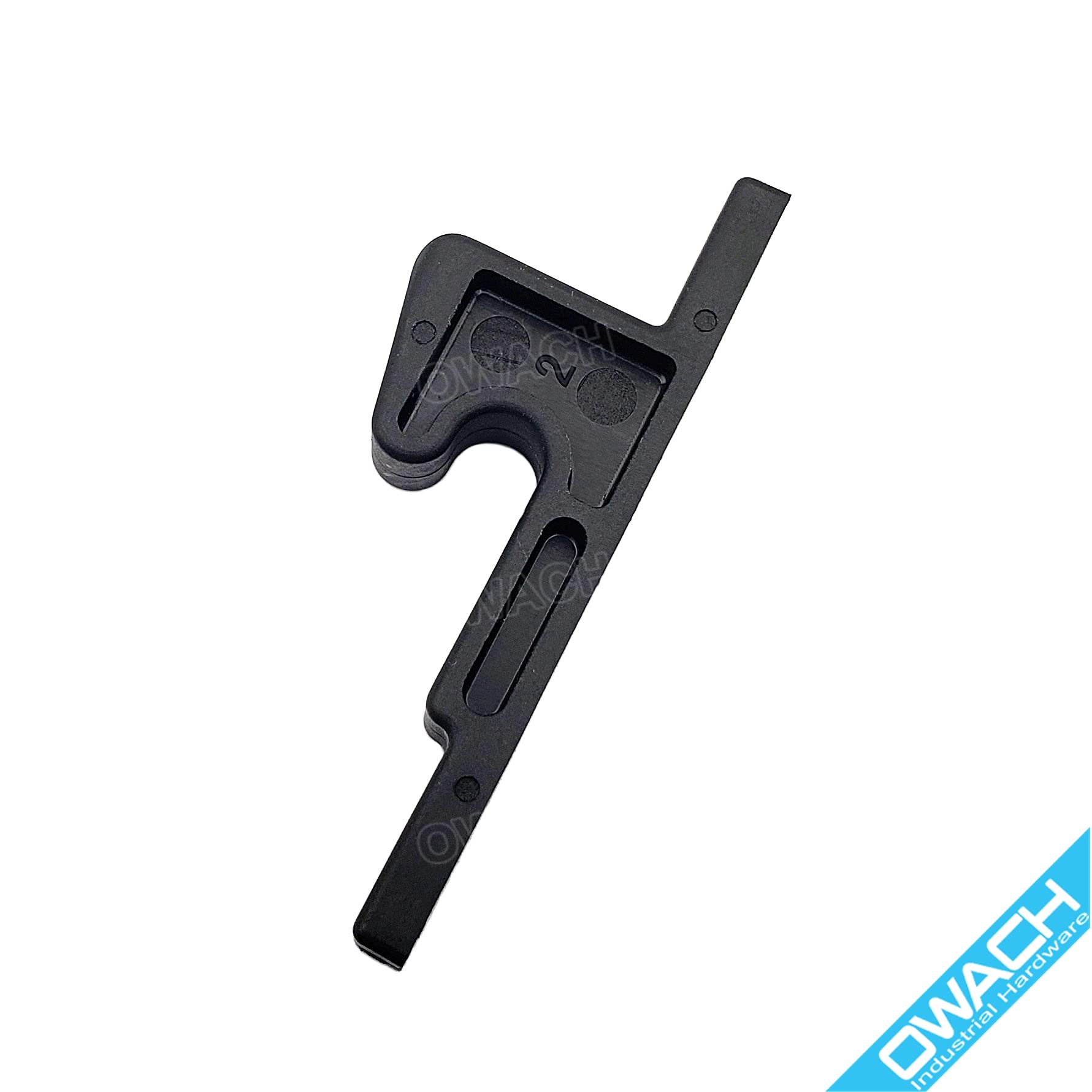 Southco C3-805 - Paquete de 10 cierres de cajón de autocaravana (OWACH CL-308) de repuesto para RV, autocaravana, remolque, caravana, barco, gabinete (paquete de 10, 5 libras, pequeño Keeper, negro)