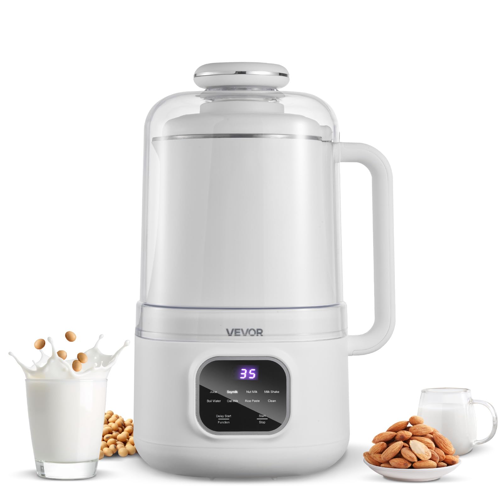 Amazon.com: VEVOR 8-in-1 Nut Milk Maker, 34 oz Soy Milk Maker with