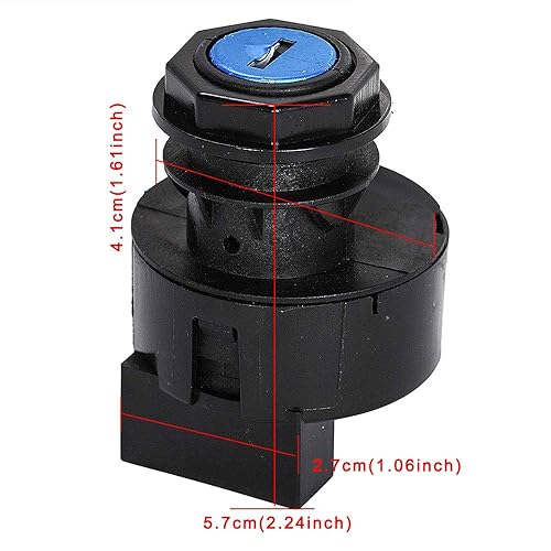 Miniatura 5 de HIFROM Interruptor de llave de encendido de 4 pines de repuesto para Polaris 2000-2001 ATV 250 400 500 Trailblazer Scrambler Sportsman ciclomotores
