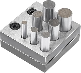 UNICRAFTALE 7 Sizes Disc Cutter Set Carbon Steel Circle Round Disc Cutter Jewelry Making